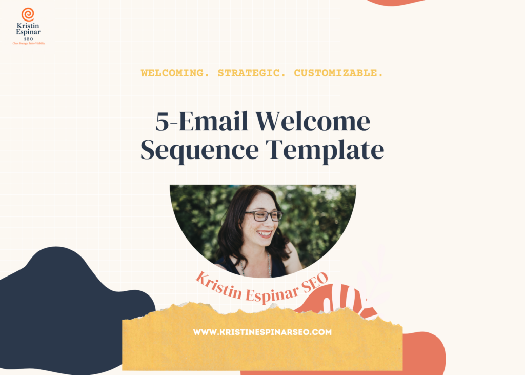5-Email Welcome Sequence Template for creating strategic emails that welcome subscribers and guide them toward an offer