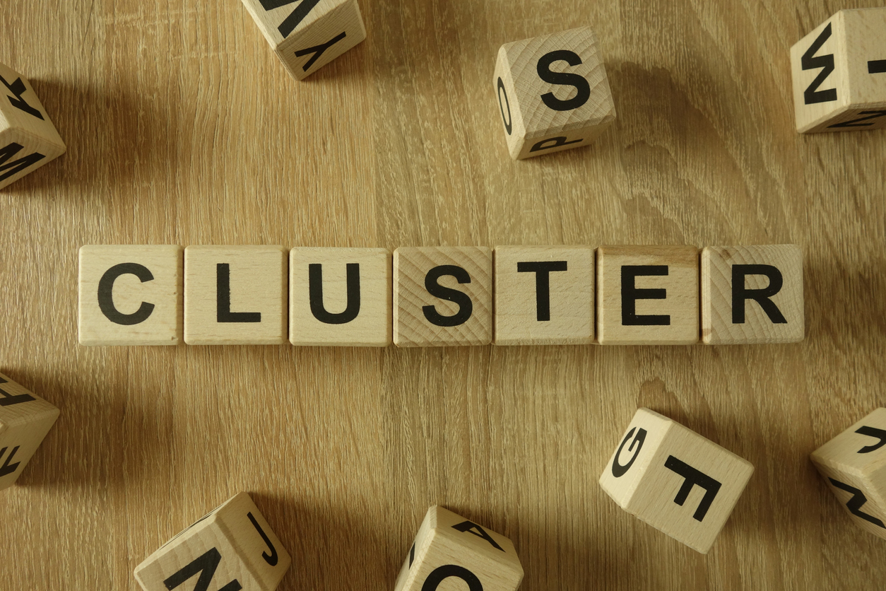 What is keyword clustering? Example of organizing related keywords into groups for an SEO content strategy.